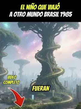 El niño que fue llevado a otro planeta, Brasil, 1985 #alien #aterrador #avistamientos #misterio