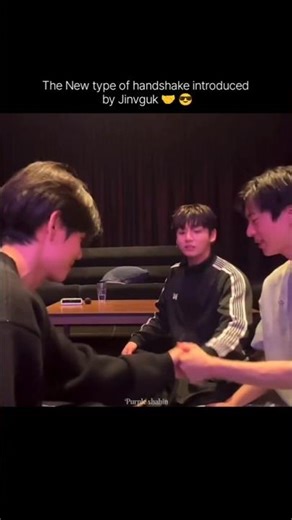 New type of handshake 🤝 by Jinvguk #bts #shortsfeed #shorts #v #jin #jungkook