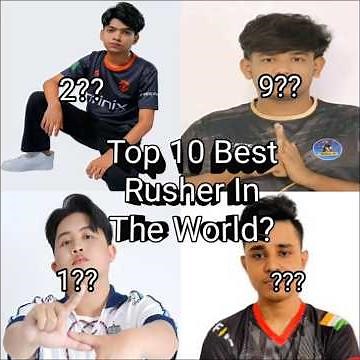 Top 10 Best Rusher in the world #freefire #esports #foryou