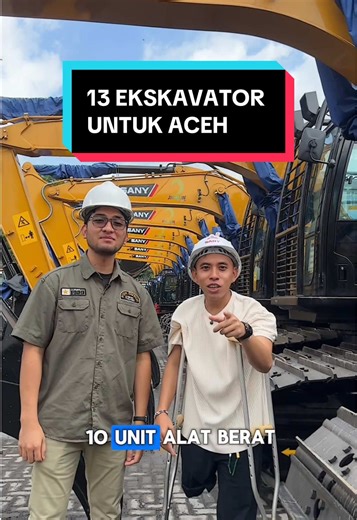 Jangan di fikirkan kali bang, udah jalan itu ekskavator nya untuk bersih-bersih di Aceh. #aceh #sumatera #banjir