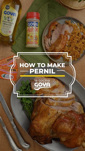 Discover the secrets to cooking authentic 🍖🔥🇵🇷 Puerto Rican Pernil! Learn how to make this delicious roast pork shoulder, bursting with traditional Latin flavor, using GOYA® Seasonings & Marinades. Find simple techniques to achieve tender meat and irresistibly crispy skin every time. This holiday entrée is perfect for family gatherings and festive celebrations. https://bit.ly/4oigqCa | Goya Foods