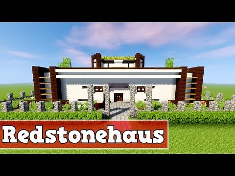 Wie baut man ein Redstonehaus in Minecraft | Minecraft Redstone Haus bauen deutsch tutorial