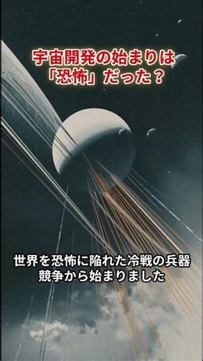 宇宙開発の始まりは「恐怖」だった？スプートニクの真実 #宇宙探査 #スプートニク #アルテミス計画