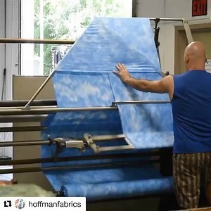 1.7M views · 2.7K reactions | If you've never seen how fabric goes from rolled on tube to bolts, this video shows the machinery involved. #fabric | Modern Quilt Studio | Facebook