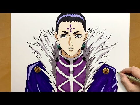 How to Draw Chrollo Lucilfer || Hunter x Hunter Drawing || Easy Anime Tutorial
