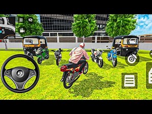 🏍️ Franklin Roof Jump Challenge! Indian Bike Game 2025🚘