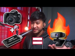 I TURN CANON 250D as WEBCAM for zoom and other streaming platforms