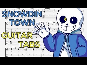 Undertale - Snowdin Town Guitar Tutorial | Guitar Lesson + TABS