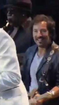 Chuck Berry with Bruce Springsteen & the E Street Band performing "Johnny B. Goode"