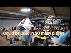 Solar Powered Shed Light