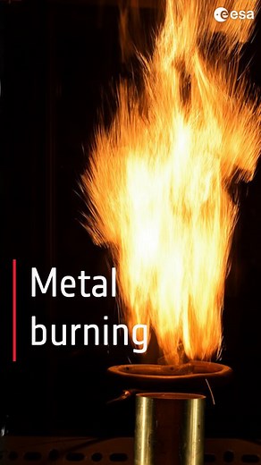 ESA - European Space Agency on Instagram: "Everything burns! 🔥 Even iron can combust given the right condition. Researchers are using microgravity to unlock the secrets of “discrete burning” with iron powder, paving the way for an energy revolution! Innovation doesn’t stop on Earth. As we prepare for lunar outposts, metal fuel could be the key to sustainable energy on the Moon. Using solar energy and lunar minerals, we can produce iron powder and even convert lunar dust into water and fuel. Fro