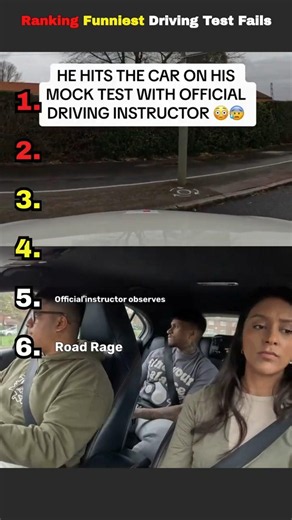 Top 6 Funniest Driving Test Fails Ever! 🚗😂/funny