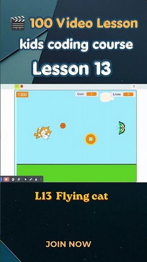 Scratch tutorial | How to Add Collectible Coins in Scratch Games #scratch #codeblocks L2