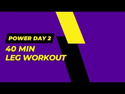 40 Minute At Home Leg Workout with Dumbbells | POWER Day 2