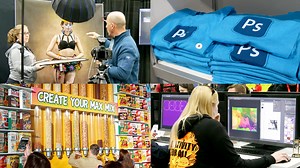 Summary of the 'Adobe MAX 2019' booth where creativity explodes with all-you-can-eat professional photography and original goods production