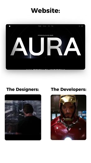 The final boss for developers 😂 did I cook? #uiux #designers #developers #webdesigners