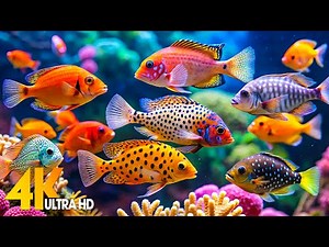 🎧 Underwater ASMR: Aquarium 4K, Water Sounds & Calming Music for Sleep, Focus & Stress Relief