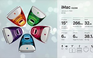 苹果iMac全系列发展史回顾（1998-2017）