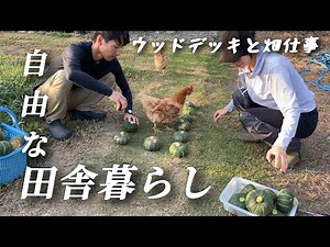 [Rural life] Harvest summer festival with dogs, cats, chickens, and intense heat