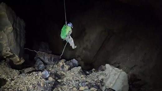 They found a tiny hole near the highway - then it led to a cave packed with pearls