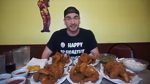 550K views · 10K reactions | The Biggest Fried Chicken Challenge with New Orleans Louisiana Fried Chicken! Today we have 14lbs of chicken plus sides to equal over a 16lb big food challenge (including bones)!! We have some southern favorites including chicken wings, green beans, coleslaw, and peach cobbler. We will have 50 minutes to get the meal for free otherwise we will have to pay or the meal. Can we beat this huge food challenge? | Joel Hansen - Model Vs Food | Facebook