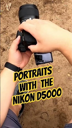 The D5000 was ahead of DSLRs with its articulating screen! #nikon #portrait #portraitlens #bestlens