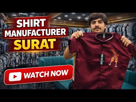 Shirt Manufacturer Surat | Hitman Fashion Surat | Surat Shirt Wholesale Market Tour