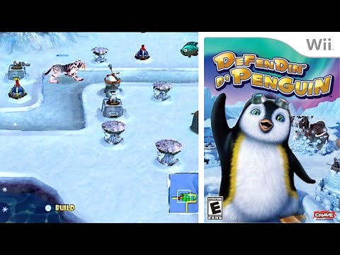 DeFenDin' De Penguin ... (Wii) Gameplay