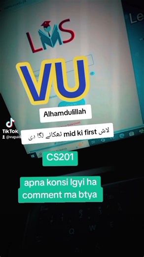 CS201 paper done ✅✅😊. #virtualuniversity #virtualuniversitylahore #vu #education #exams #midterms