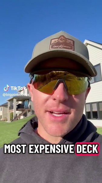 One of the most expensive decks we’ve done! 💰 #smallbusiness #deckbuilding #before #construction #trades