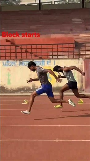 block starts training by 100m athlete's #unstoppable #challenge #song #music #nostopping