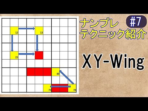 Sudoku [XY-Wing] Technique Introduction #7