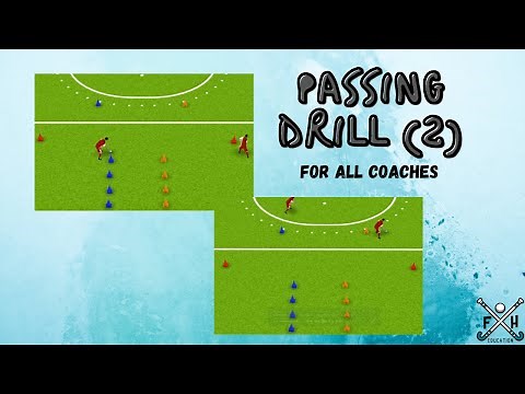 FIELD HOCKEY PASSING DRILL (2) for all COACHES