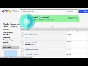 How to see someone else’s recent sales history on eBay