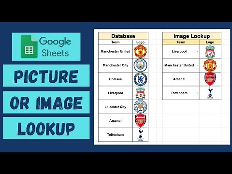 Picture / Image Lookup in Google Spreadsheets