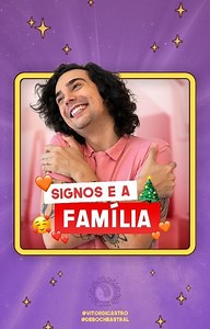 2M views · 40K reactions | Como é a família pra cada signo? A convite de @maeterra eu vim aqui com meu coração canceriano te contar essa relação dos signos e a família. #alimenteamudança #publi | Vitor Dicastro | Facebook