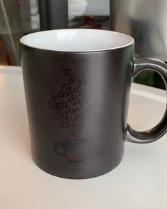 Color changing mugs on our Etsy store! #sofun #moodbrew #hot #cold #temperamental #gabbybot #rainydayfun www.etsy.com & search BrewHaHaBR | Brew Ha-Ha BR