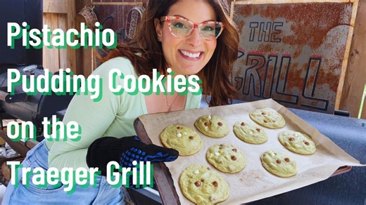 Smoky, Sweet, and Soft: Pistachio Cookies on the Grill