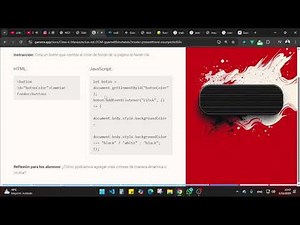 Aprende Manipulación del DOM en JavaScript con un Ejercicio Real (Clase Práctica)