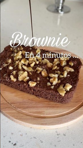 Brownie en 4 minutos 🍫❤️🫶🏼#brownie #recetasrapidas #sinazucar #recetasfaciles #avena