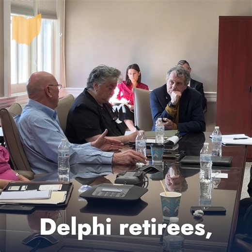 97 reactions · 12 shares | Retirement security is a promise we earn over a lifetime of work. That promise was broken for Delphi retirees in Dayton & across the US who lost their pensions through no fault of their own. That's why Rep. Mike Turner & I are working across the aisle to restore their pensions. | U.S. Senator Sherrod Brown | Facebook