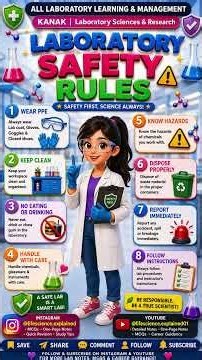 🧪LAB SAFETY RULES ⚠️ Top 8 Must-Know Rules! Every Lab Student Must Follow ! Safety First !