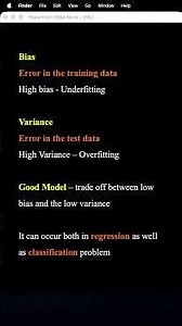 ML Series -4 | Bias vs Variance | #machinelearning #mlshorts#1million#viralMLseries