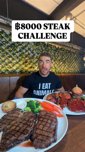 The BEST WAGYU STEAKS! I had the pleasure of going to @coalsbkk for the ultimate stake dinner. With so many different cuts all of an exceptional quality, This is the ultimate stock for flavour on any occasion in Bangkok! #bangkok #bkkfood #bangkokfood #foodchallenge #steak | Joel Hansen - Model Vs Food