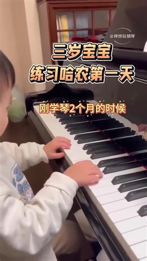 刚学琴的时候练习哈农🤣🤣🤣#piano#fyp #fypシ #baby #funny | Piano