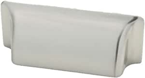 Brainerd P17212V-SN-C 3 Inch Rectangular Bin Kitchen or Furniture Cabinet Hardware Handle Pull, Satin Nickel