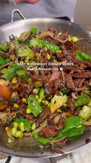 300K views · 3.9K reactions | Beef, Broccoli & Edamame Rice For the...