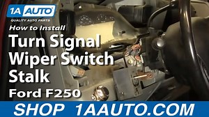 How to Replace Combination Switch 2002-07 Ford F250 Super Duty Truck
