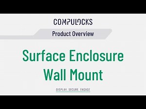 Surface Enclosure Wall Mount - Surface 2, Surface Pro, Pro 2, Pro 3 Workstation