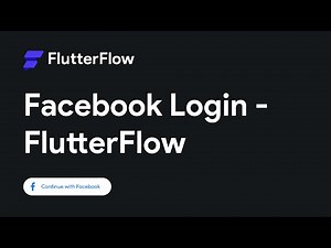 Facebook Login | FlutterFlow Tutorial